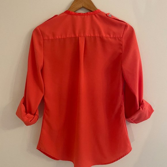 Calvin Klein Coral Button down shirt - Picture 5 of 6